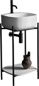 Обзавеждане за баня Laila 2702-NROP с рафт 2709-300 Scarabeo