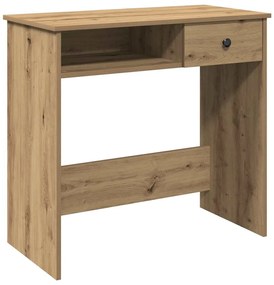 860480 vidaXL Бюро Artisan Дъб 80x40x75 cm Инженерна дървесина