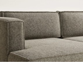 Кафяв шенилов сгъваем/с място за съхранение ъглов диван (ляв ъгъл) Velto – Maison de Rêve