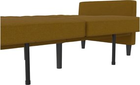 Жълт сгъваем диван 86 cm Presley – Støraa