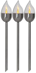 Комплект от 3 външни LED светлинни декорации, височина 40 см Olympus - Star Trading