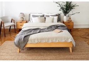 Двойно легло от букова дървесина 140x200 cm Greg 3 - The Beds