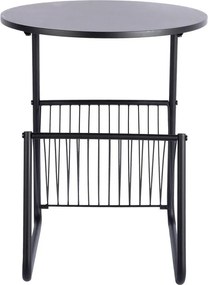 Метална кръгла странична масичка ø 40 cm Riqueza Revista – Leitmotiv