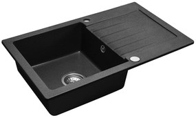 Кухненска мивка Rea DAG black