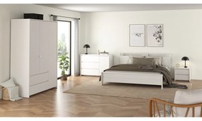 Бяло нощно шкафче Next – Tvilum