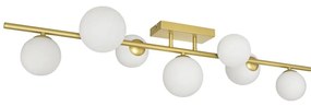 Brilagi - LED Полилей за повърхностен монтаж MILLA 7xG9/3W/230V златист/бял