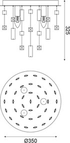 таванна светлина Somer Round