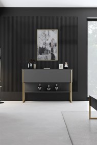 Скрин Luxe, цвят Златен Антрацит