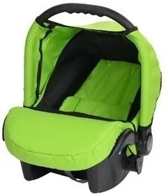 Кошче за бебета за кола Baby Merc Junior Twist зелено и черно
