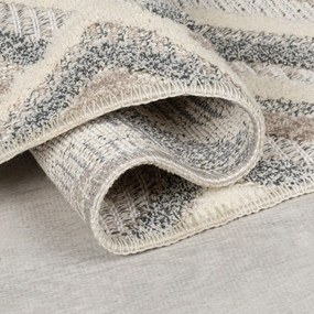 Сиво-бежов килим подходящ за пране 116x170 cm Beckett – Flair Rugs