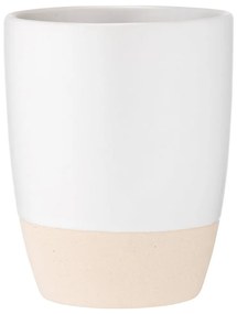 Бяла и бежова чаша от фаянс 300 ml Host - Ladelle