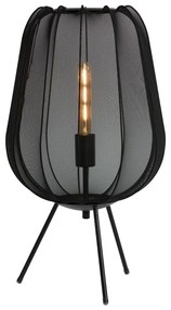Черна настолна лампа (височина 60 cm) Plumeria - Light &amp; Living