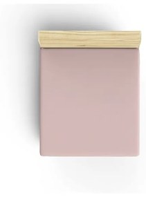 Розов чаршаф от еластичен памук 140x190 cm - Mijolnir
