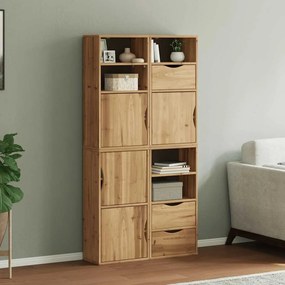 Sonata H Странични шкафове 4 бр. ODDA 40x24x79 cm борово дърво масив