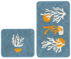 Сини килими за баня в комплект 2 бр. 60x100 cm – Mila Home