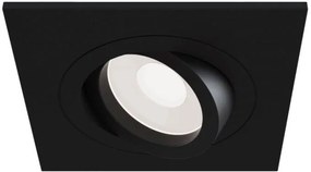 Вдлъбнати Точкова светлина покрив Maytoni Atom square-Черен