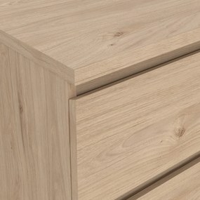 Скрин от декор от дъб в естествен цвят 77x76x50 cm Naia – Tvilum