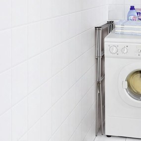 Сушилня за дрехи в блестящо сребрист цвят 8 m – Wenko