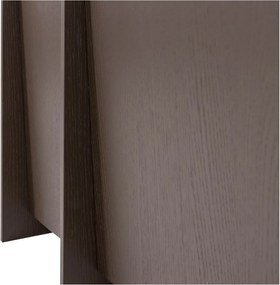 Тъмнокафява маса за телевизор от декор от ясен 102x53x44 cm Brock – WOOOD