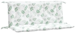 Възглавници за градински пейки 2 бр на листа 120x50x7 см плат Kirsty