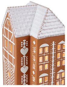 Керамичен свещник за чаена свещ Gingerbread Lighthouse – Kähler Design