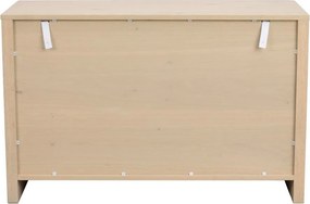 Скрин от декор от дъб в светло естествен цвят 110x70x45 cm Melstone – Rowico