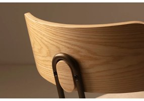 Бежов/в естествен цвят тапициран трапезен стол Olimpia – MOME