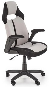 Офис стол BOB черен/сив