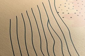 Картина на платно – Модерни шарки Peach Fuzz
