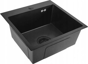 Стоманена мивка Leo 40 Black