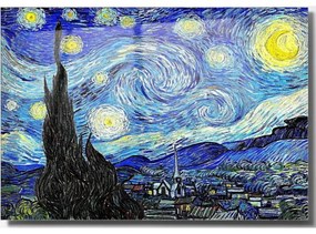 Картина върху стъкло 70x50 cm Vincent van Gogh - Wallity