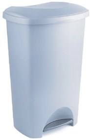 Сив кош за боклук с педал, изработен от рециклирана пластмаса Eco Range, 50 л - Addis