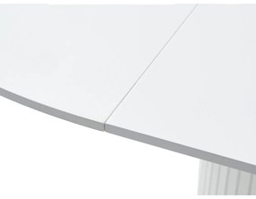 Кръгла сгъваема трапезна маса с допълнителна плоча ø 120 cm Nola – Unique Furniture