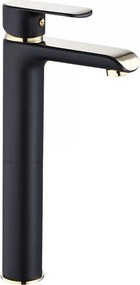 Смесител за мивка REA Bloom Black gold High
