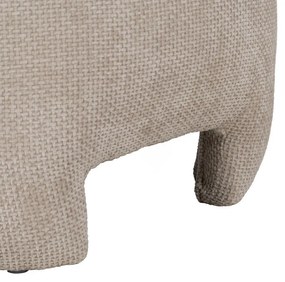 Бежова шенилова табуретка – Ixia