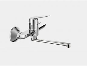 Стенен смесител за умивалник LINNI ICF 5452152 7215, месинг, хром, 17.6x14.9см