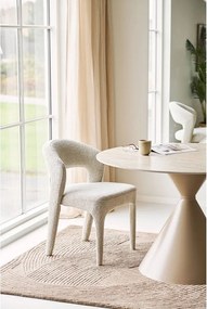 Кръгла трапезна маса с керамичен плот ø 120 cm Annecy – House Nordic