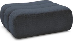 Тъмносиня табуретка от прежда с примки от букле Azra – Bobochic Paris