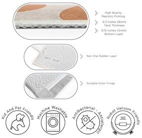 Оранжева пътека подходяща за пране 80x200 cm Caramel Latte – Mila Home