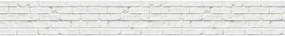 Kitchen wall protection edging White Bricks