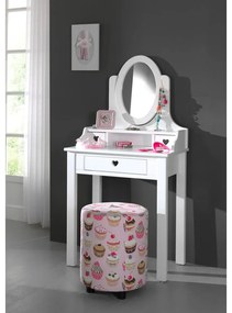 Бяла тоалетка, височина 136 cm Amori - Vipack