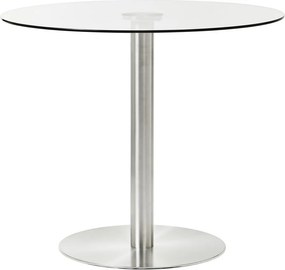 Кръгла трапезна маса със стъклен плот ø 90 cm Metropolitan – Premier Housewares