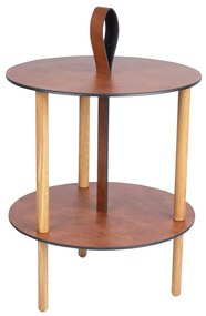 Кръгла странична масичка ø 38 cm Strap S Bull – LIND DNA