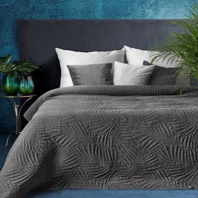 Модерна покривка за легло в сиво Ширина: 220 см | Дължина: 240 см