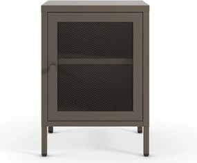 Сиво нощно шкафче Fayna – Marckeric