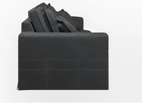 Антрацитен диван 196 cm Nora – Ropez