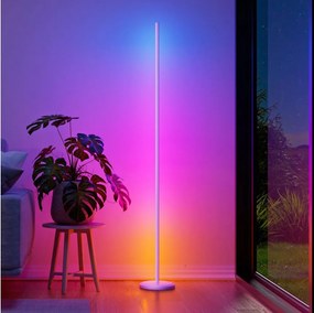 Nanoleaf NL7204K0201A070-LEDRGBW димируема подова лампа 22W/230V 2200-6500K Wi-Fi бяла