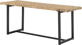 Ратанова градинска пейка в естествен цвят Adilly – Bloomingville