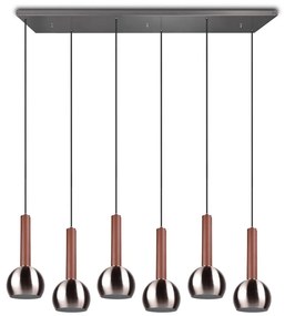 Черно висящо осветително тяло Ciliana – CINQUE