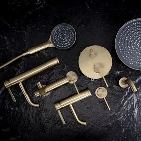 Душ система за вграждане Rea Foster Brush Gold